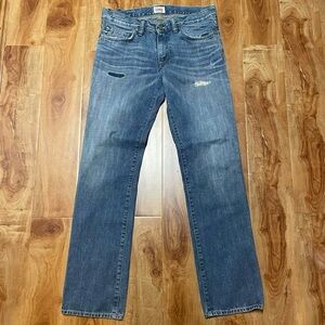 Edwin Japanese slim jeans with distressed style